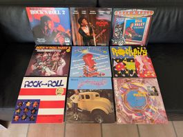 9 x Rock`n Roll / Rockabilly  VG+-NM
